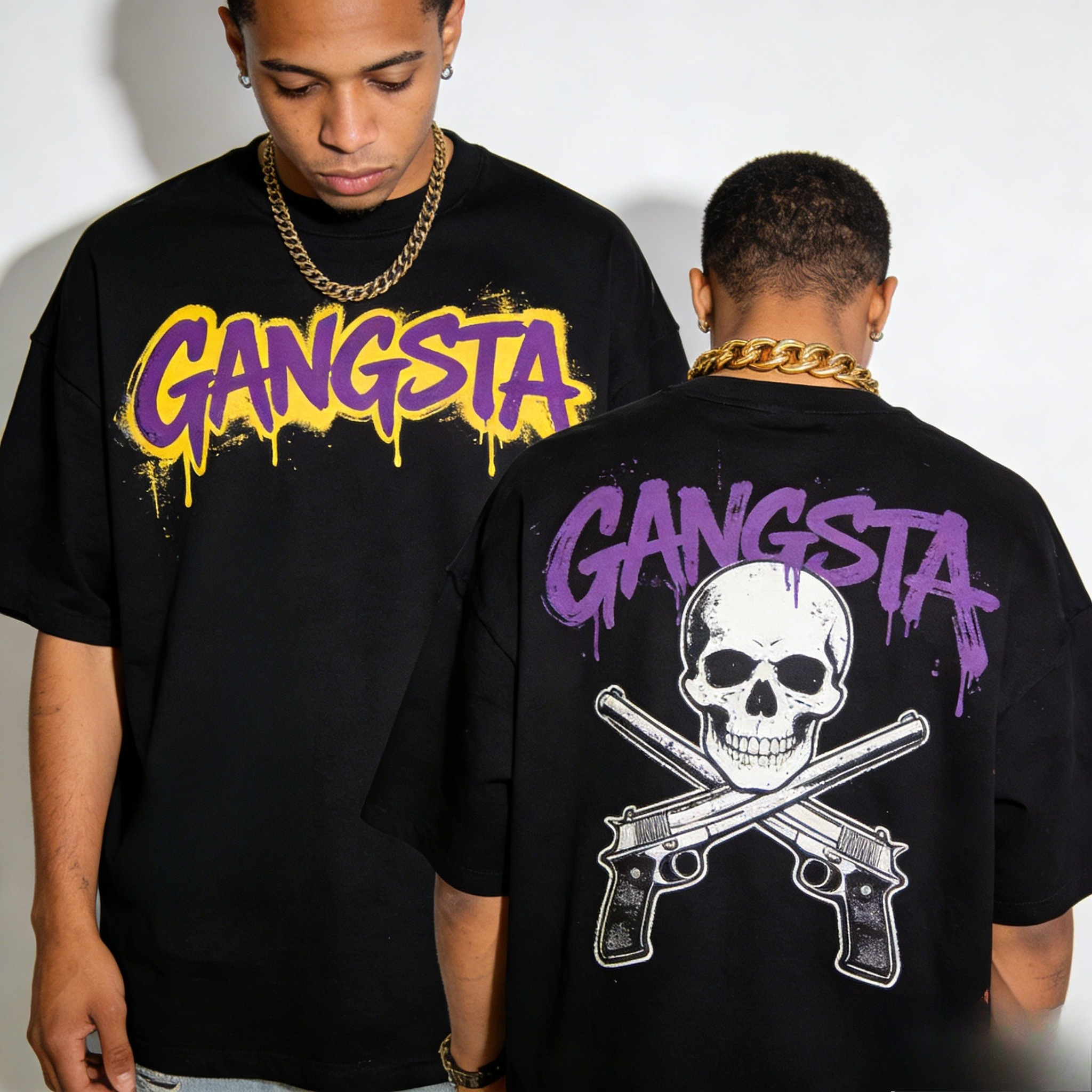 Korean Lifestyle & Kids Boutique - 2026 Dice Graffiti Print T Shirt