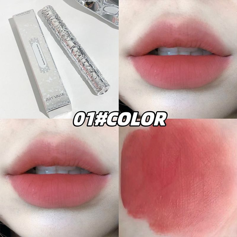 Lip Tint Korean - Art Value Matte Nude Velvet Liquid