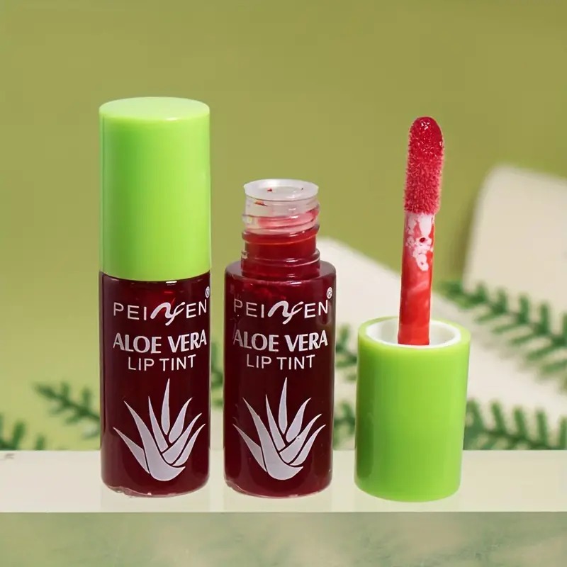6 Color Aloe Vera Liquid Lipst - Lip Tint Korean review and price