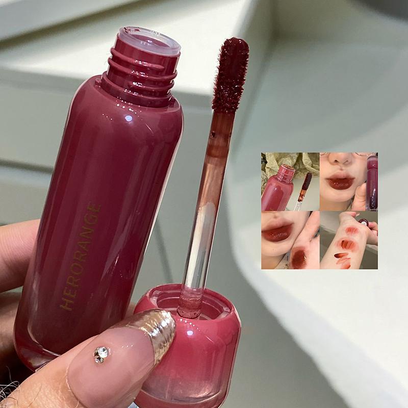 HERORANGE Lip Glaze Mirror Wat - Lip Tint Korean review and price