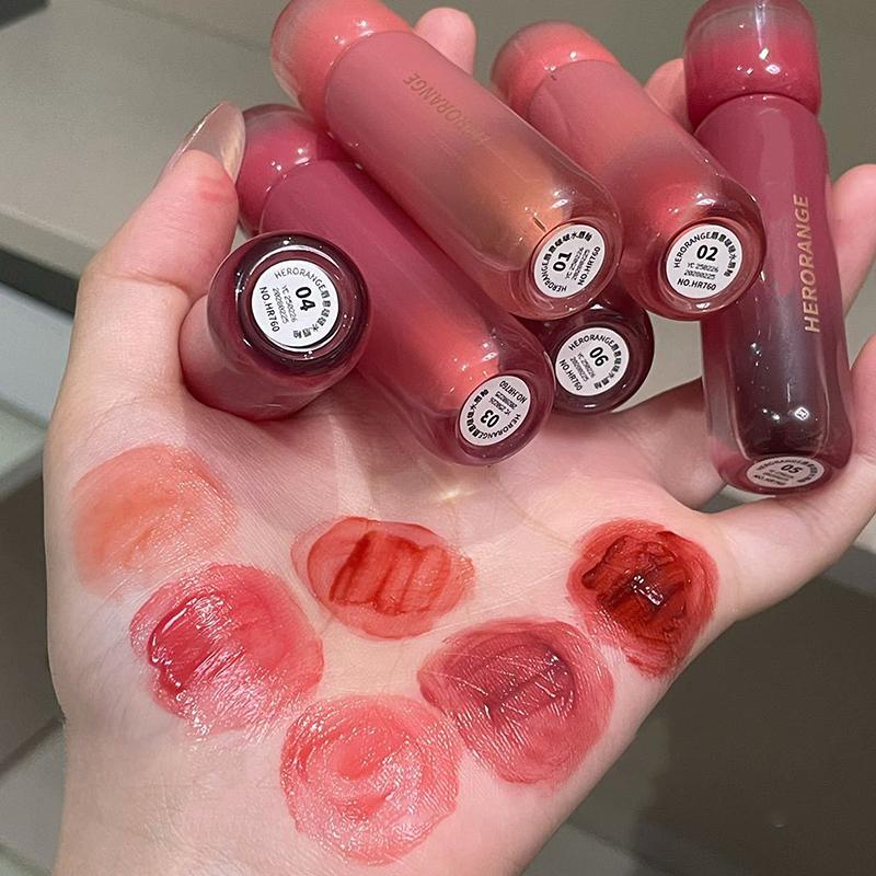 HERORANGE Lip Glaze Mirror Wat - Lip Tint Korean review and price