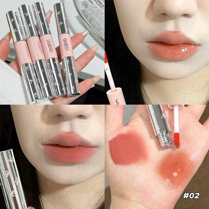 QIBEST Double Ended Lip Glaze  - Lip Tint Korean review and price