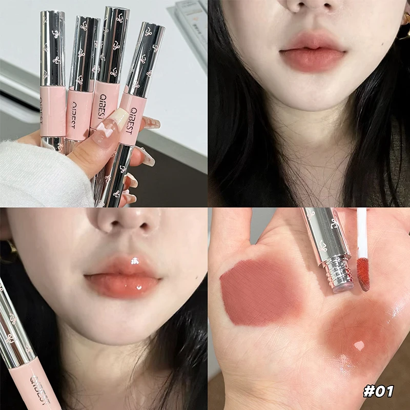 QIBEST Double Ended Lip Glaze  - Lip Tint Korean review and price