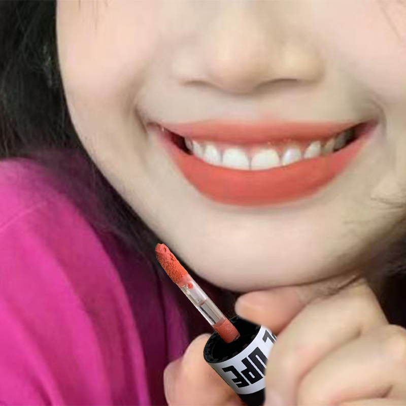 1PC Rose Red Matte Velvet Lip  - Lip Tint Korean review and price