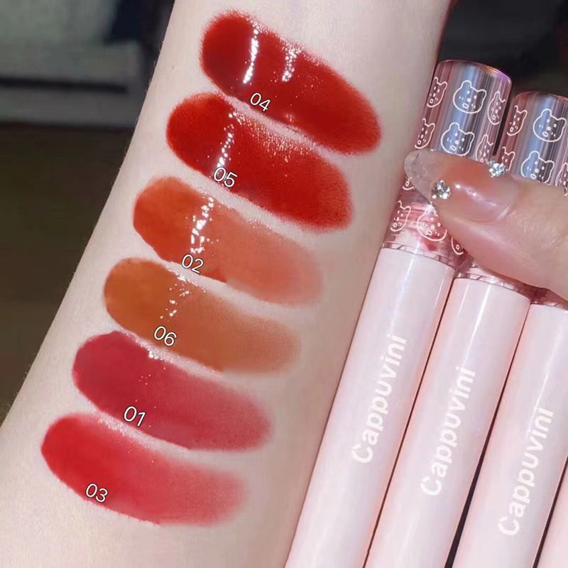 Korean Cherry Red Waterproof M - Lip Tint Korean review and price
