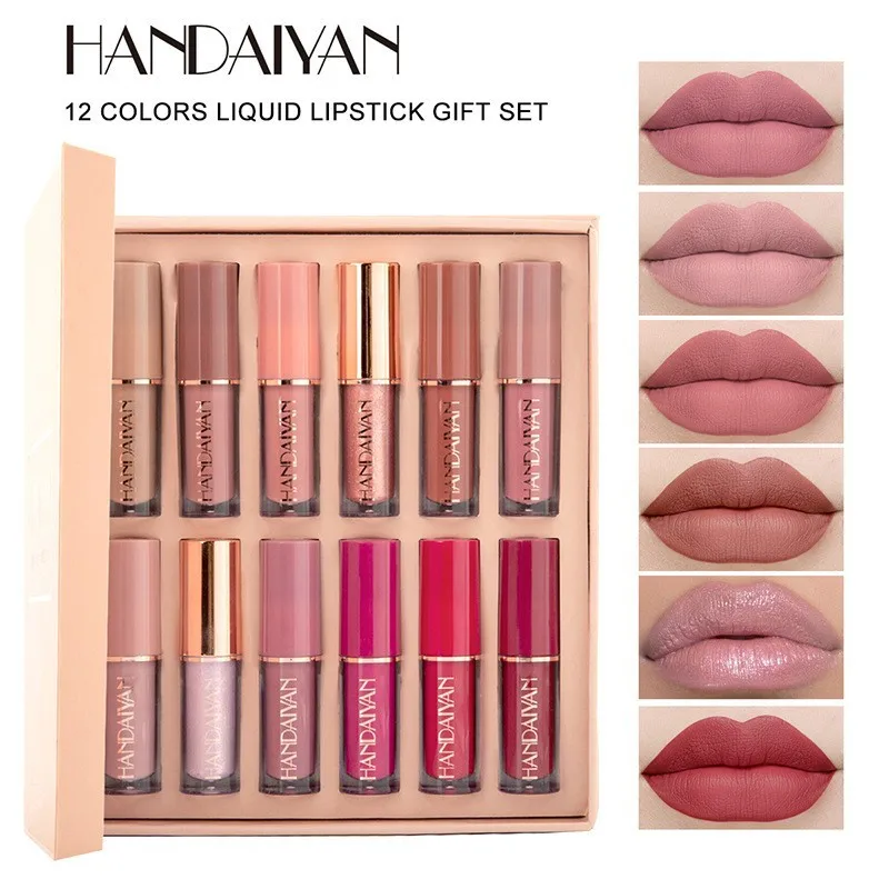 12pcs Moisturizing Liquid Lips - Lip Tint Korean review and price